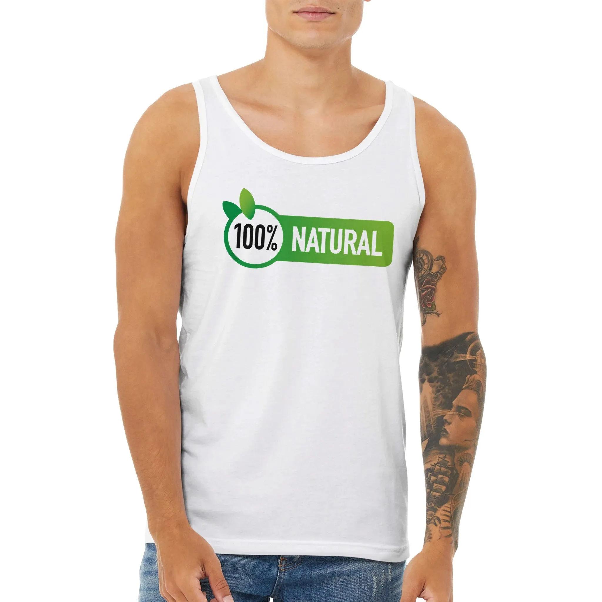 100% Natural  -  Premium Unisex Tank Top