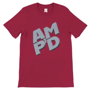 Amp'd 3D Logo  -  Premium Unisex Crewneck T-shirt
