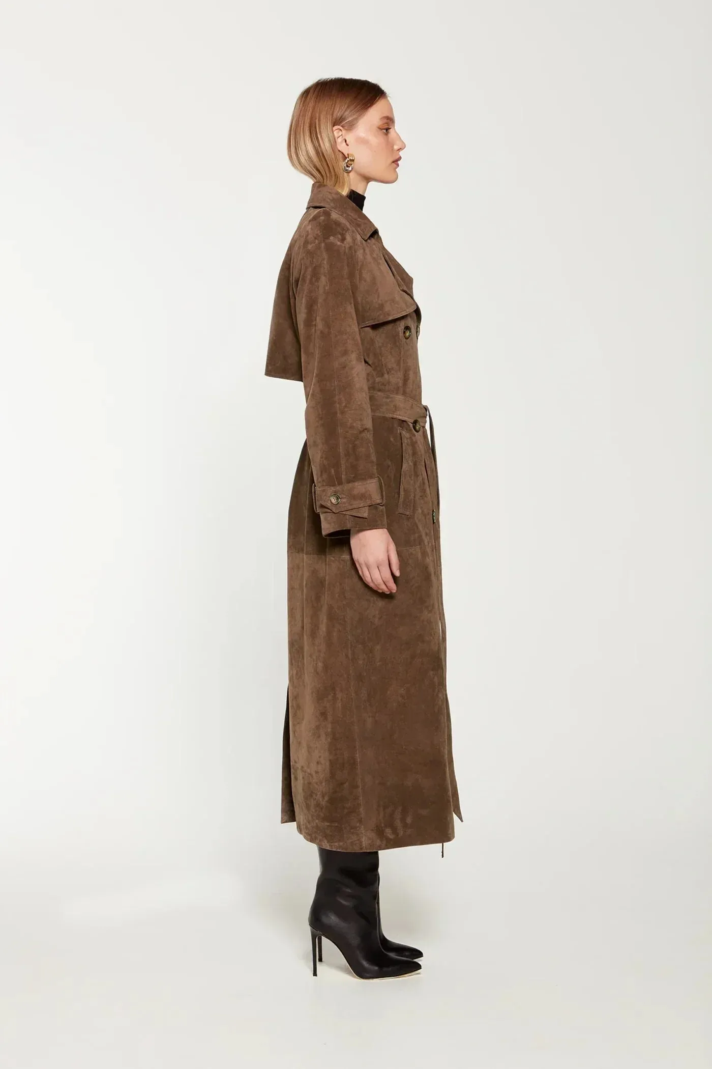 CHANTAL - Classic Belted Trench Coat