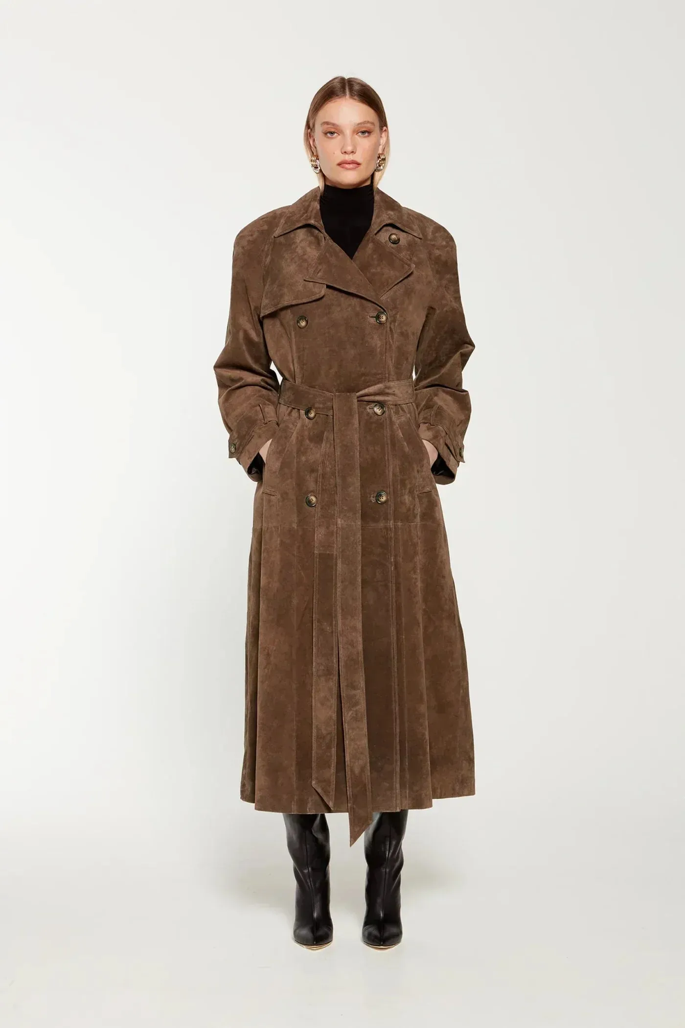 CHANTAL - Classic Belted Trench Coat