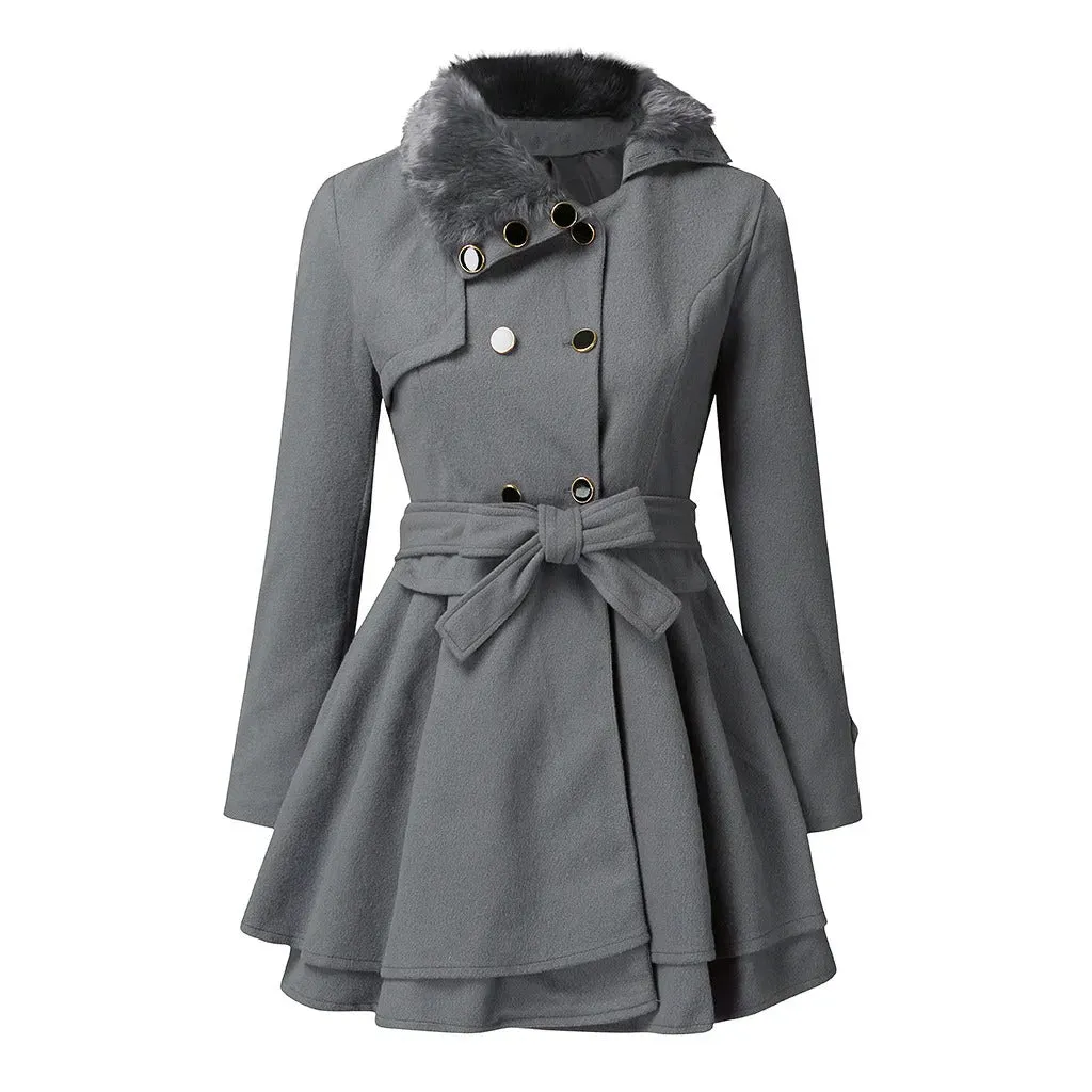 CLAUDIA | Vintage Flair Trench Coat