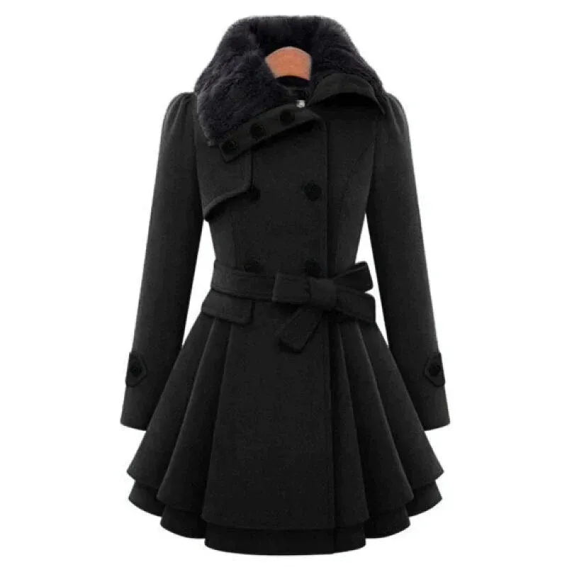 CLAUDIA | Vintage Flair Trench Coat
