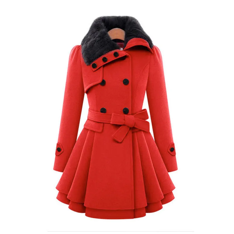 CLAUDIA | Vintage Flair Trench Coat