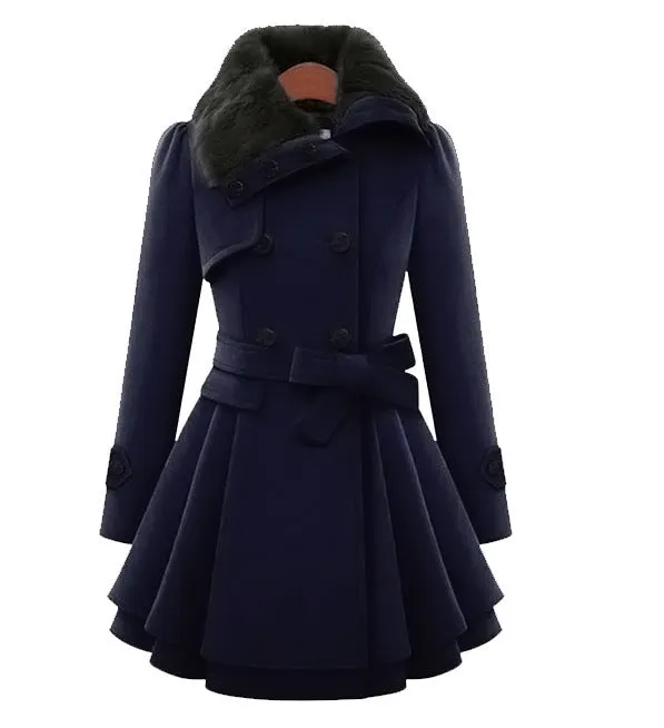CLAUDIA | Vintage Flair Trench Coat