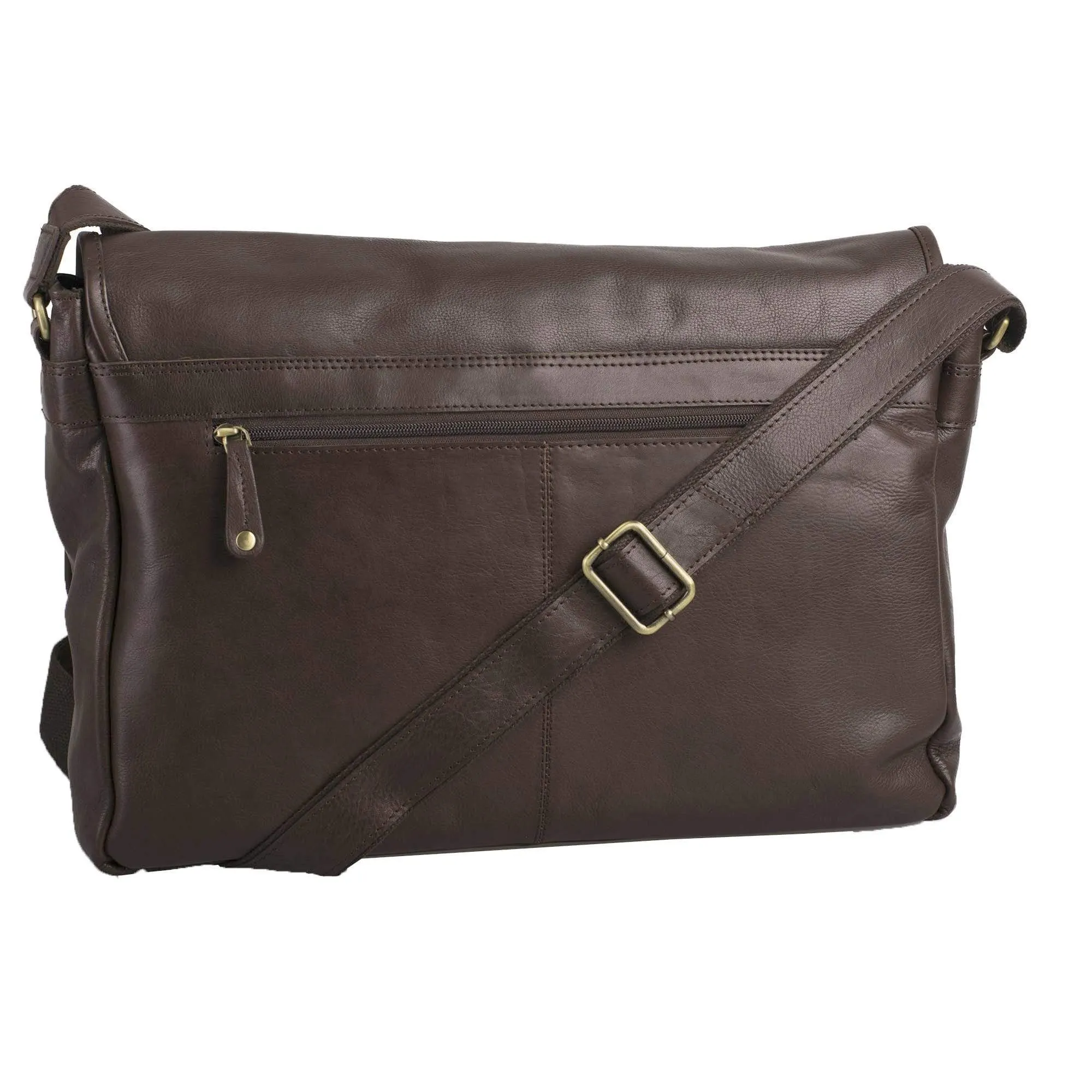 Double buckle laptop bag - Various material