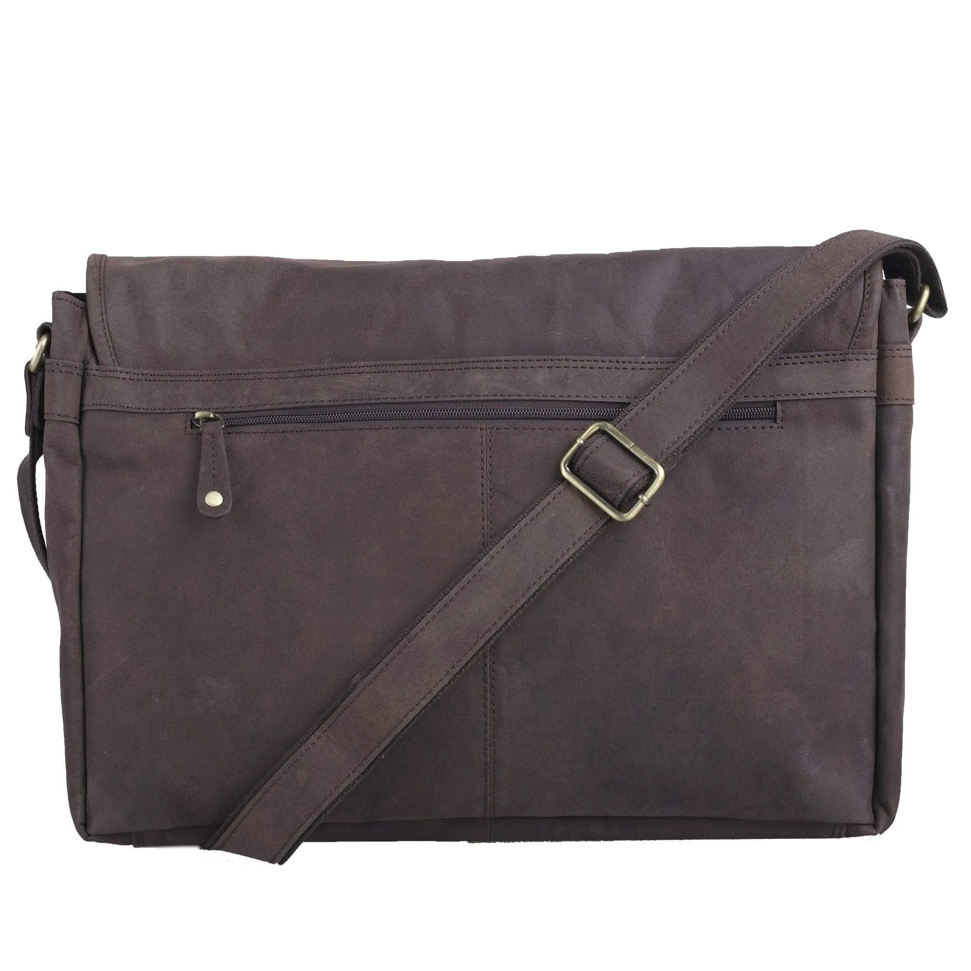 Double buckle laptop bag - Various material