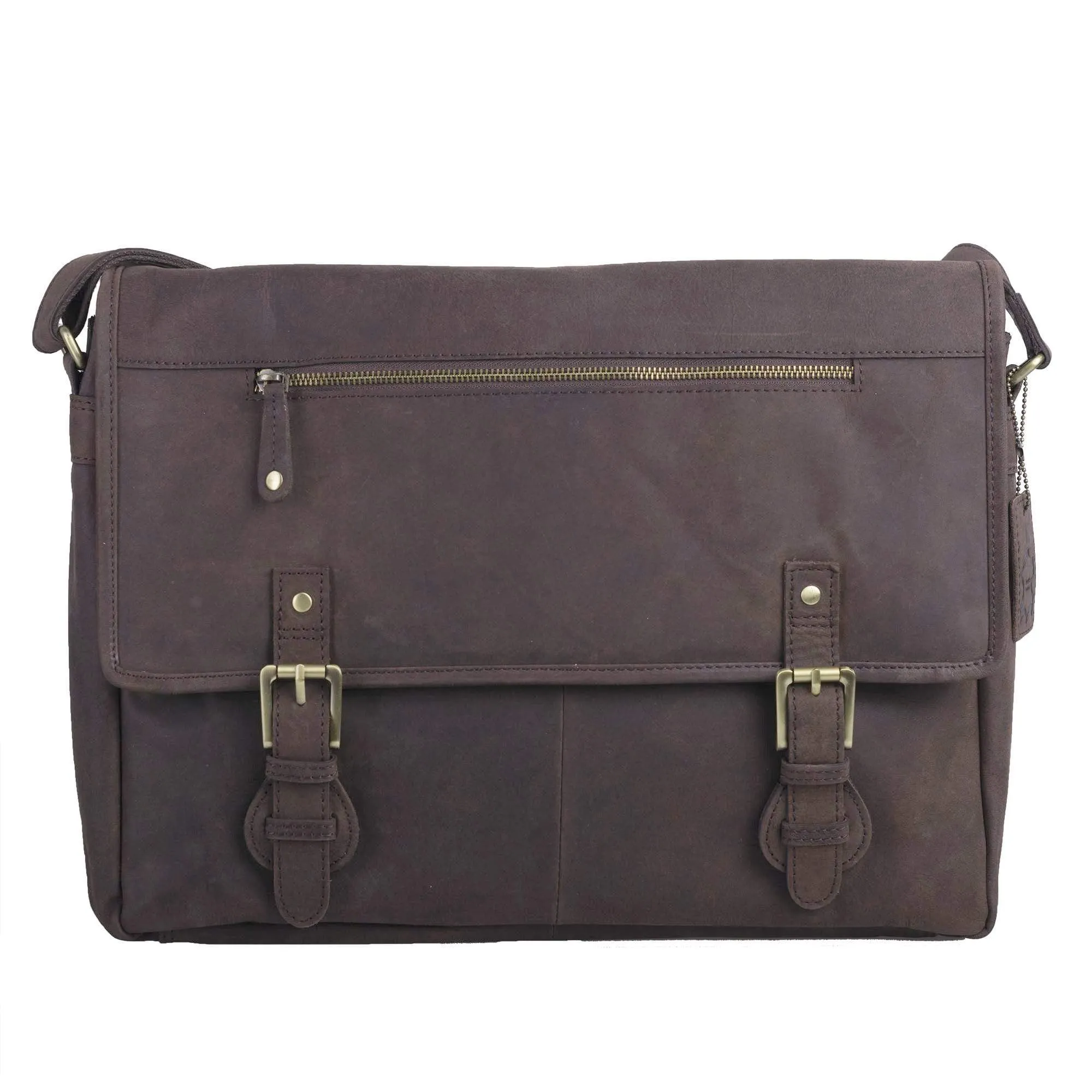 Double buckle laptop bag - Various material