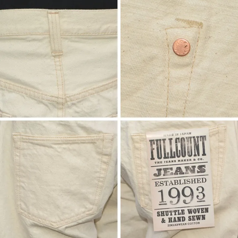 FULL COUNT "0105EC" Wide Ecru Selvedge Denim