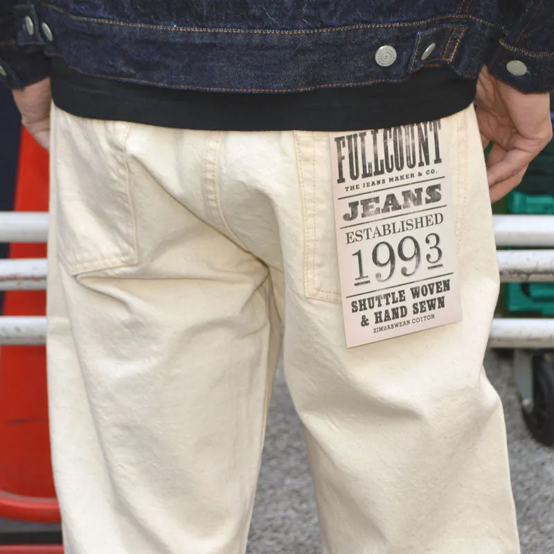 FULL COUNT "0105EC" Wide Ecru Selvedge Denim