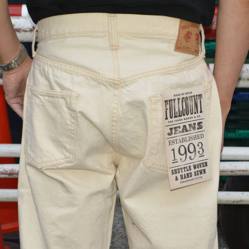 FULL COUNT "0105EC" Wide Ecru Selvedge Denim