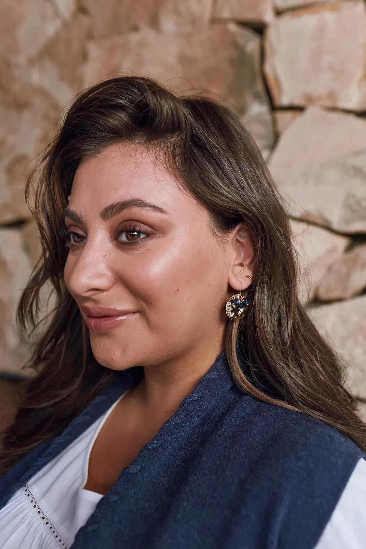 JONI EARRING- INDIGO