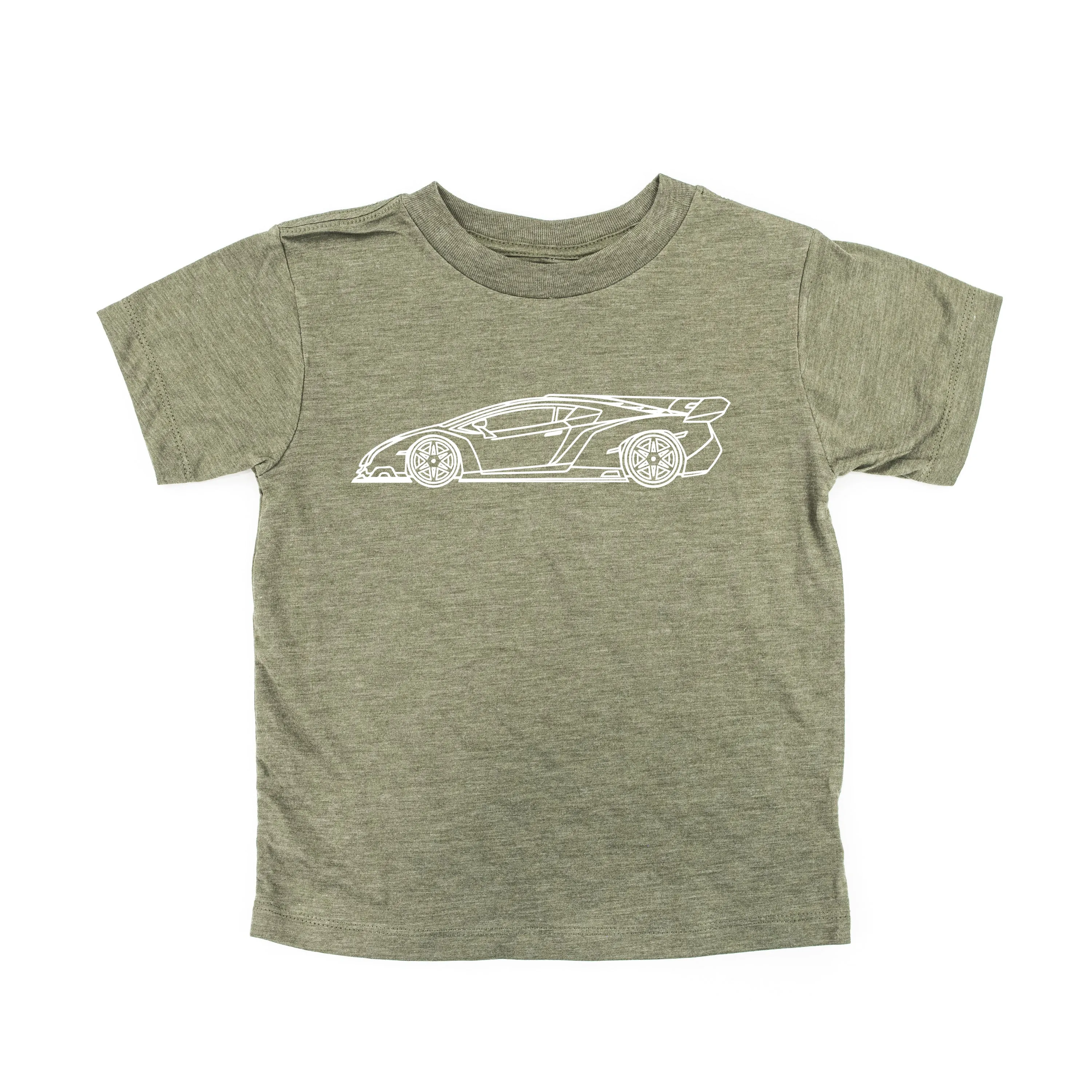 LAMBORGHINI - Minimalist Design - Short Sleeve Child Shirt