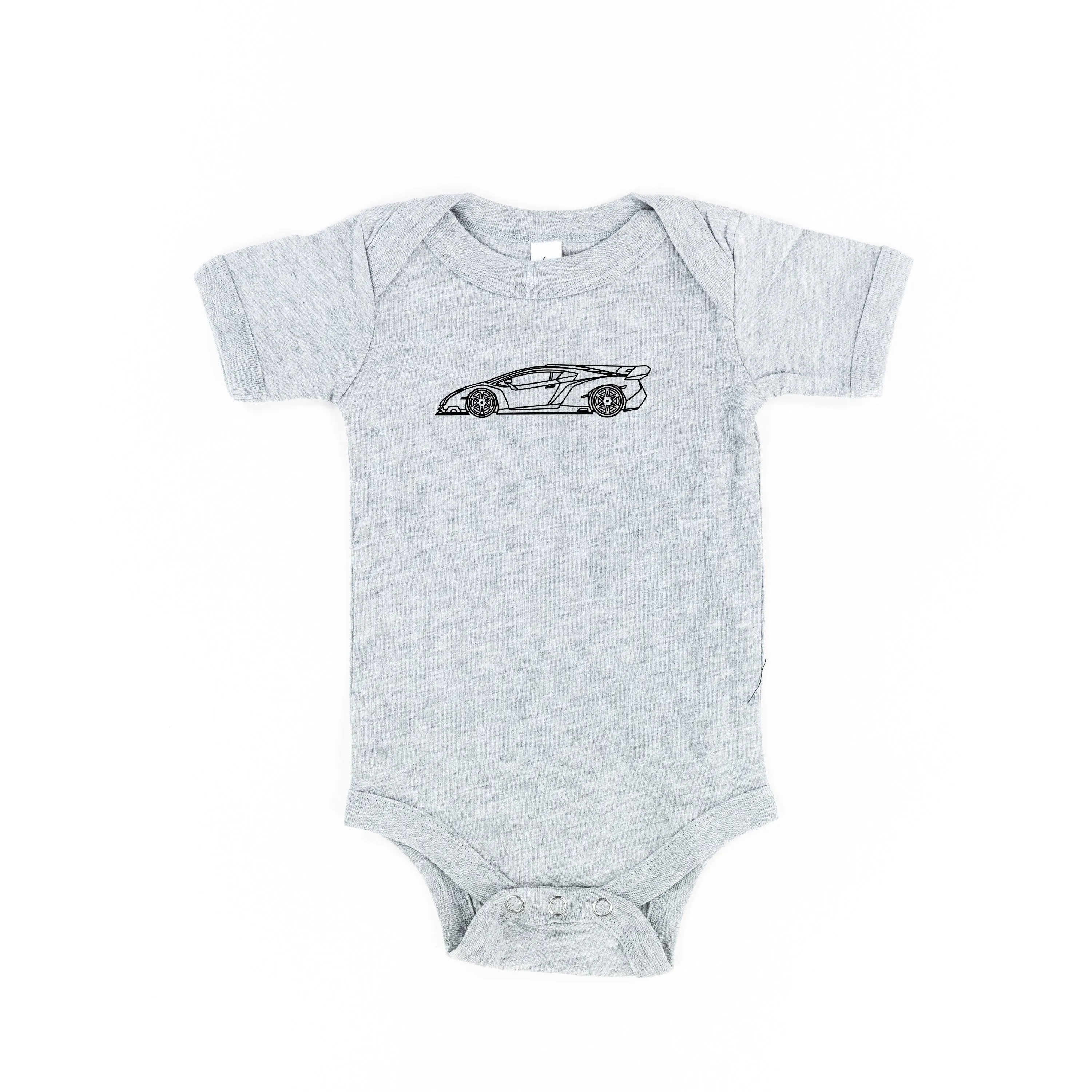 LAMBORGHINI - Minimalist Design - Short Sleeve Child Shirt