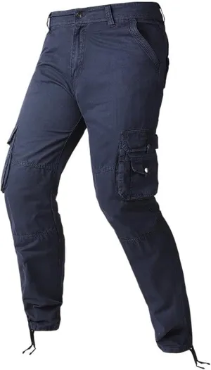 Mens Casual Cotton Cargo Pants Tactical Stretch Sweatpants Athletic Fashion Overalls Workout Slim Fit Trousers