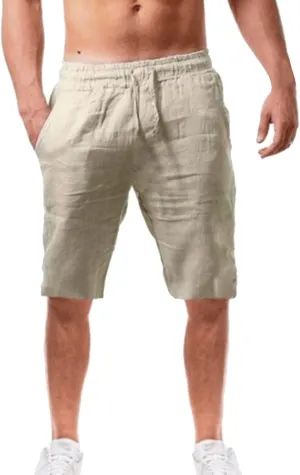 Mens Summer Shorts Pockets Drawstring Color Men Shorts Sports Waist Mid Men's Casual Shorts Running Shorts Cargo
