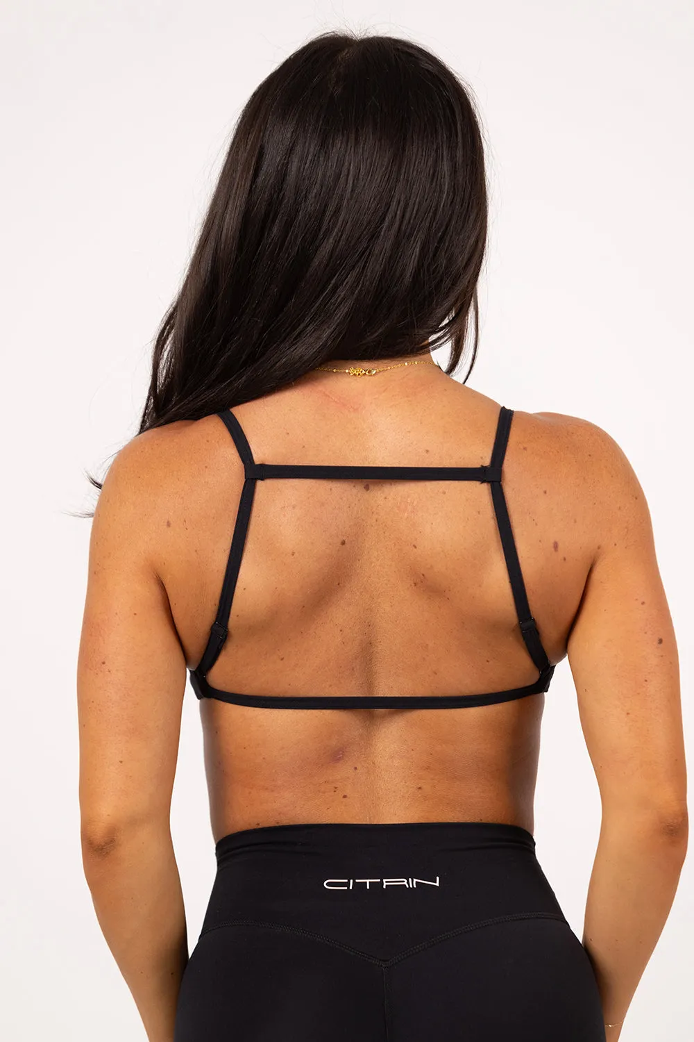 MON CHRI Minimal Bra - Black