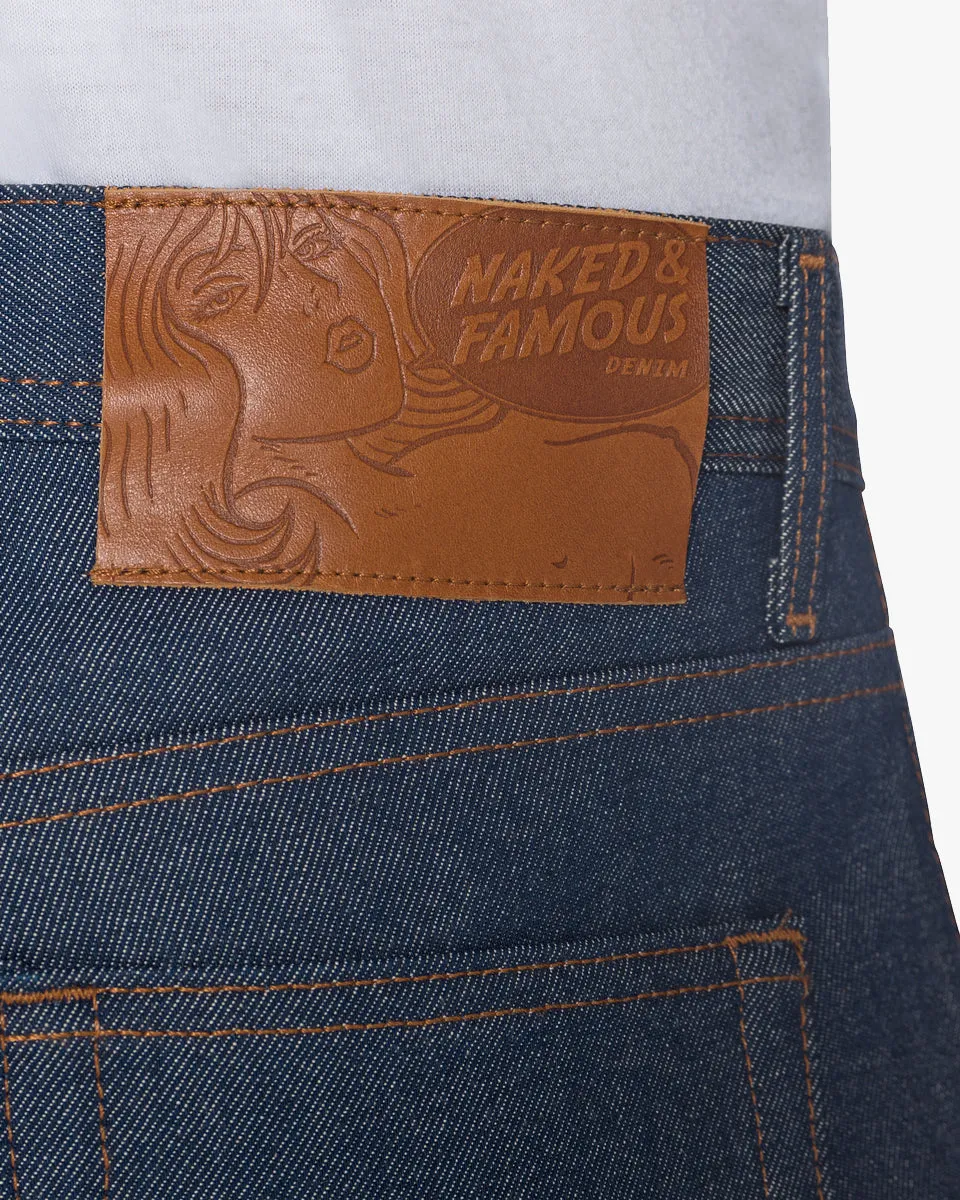 Naked & Famous Denim Weird Guy Regular Tapered Mens Jeans - Natural Indigo Selvedge