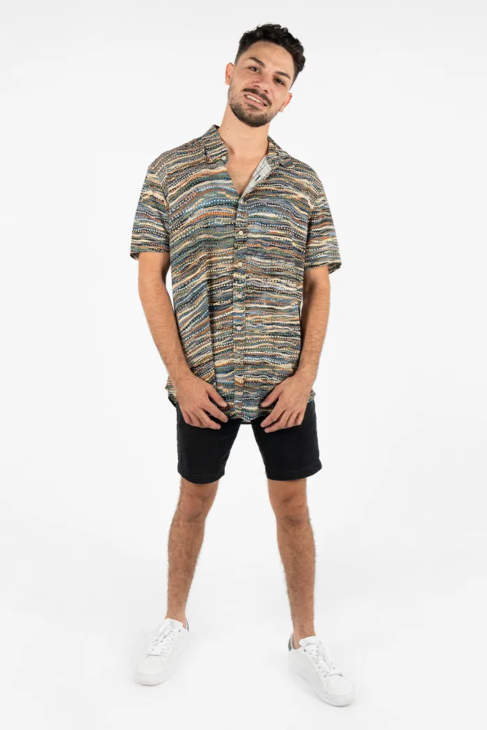 Nguram-bal-bang (Very Deep) Men's Button Up Shirt