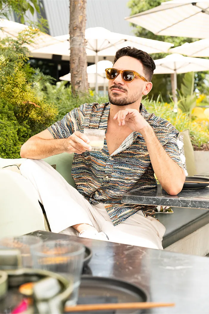 Nguram-bal-bang (Very Deep) Men's Button Up Shirt