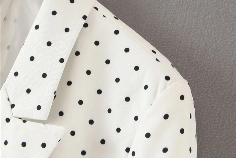 POLKA DOT BLAZER