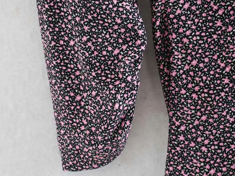PRINTED BLAZER JUMPSUIT