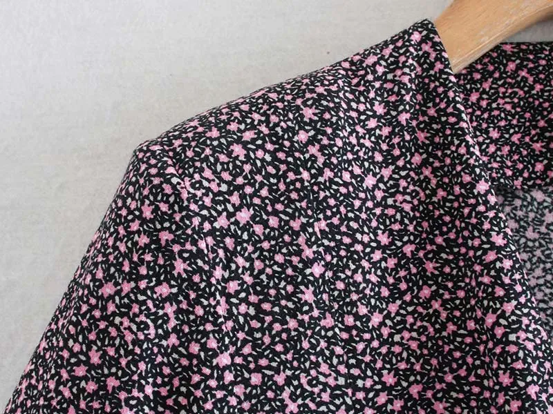 PRINTED BLAZER JUMPSUIT