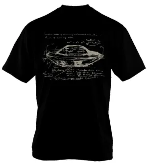 "UFO Sketch" Oversized Heavyweight T-Shirt