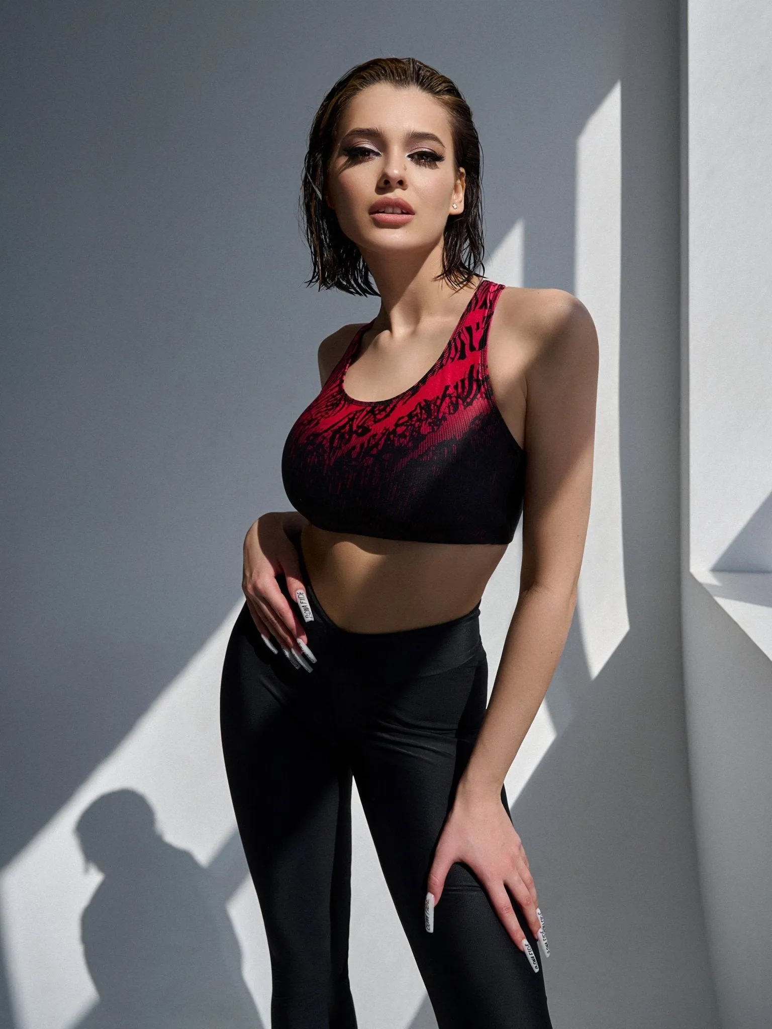 Sports Bras MuscleTop Tiger Lily Acid Pink